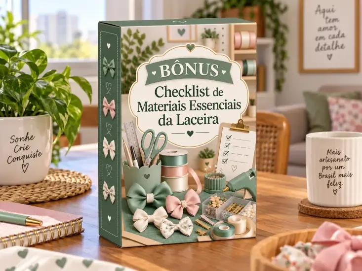 Bônus Checklist de Materiais Essenciais da Laceira