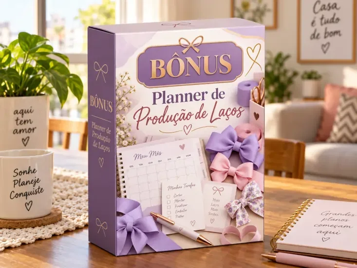 Bônus Planner de Produção de Laços